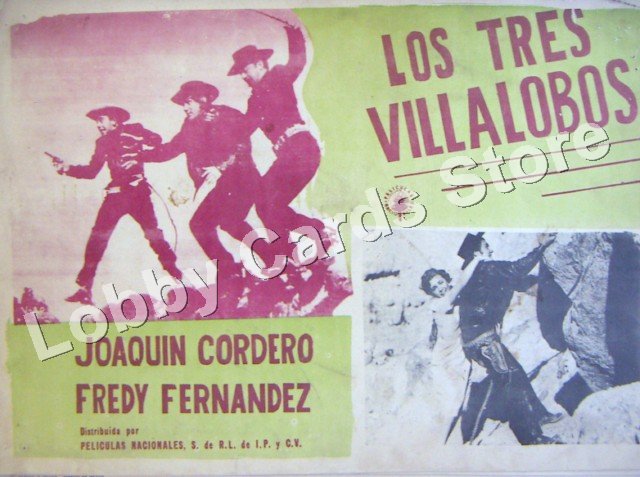 JOAQUIN CORDERO/LOS TRES VILLALOBOS